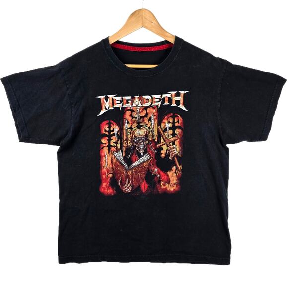 Unbranded Other - Vintage Megadeth Shirt L 2001 Killing Is My Business Priest Double Sided Tee Y2K